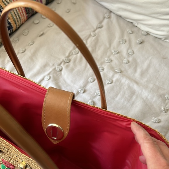 Vintage Bermuda Straw Bag Tourist/Travel - Picture 4 of 8